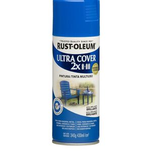 Spray Aerosol Ultra Cover 2x Azul Brillante Rust Oleum